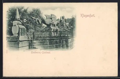 AK Klagenfurt, Lindwurm-Denkmal