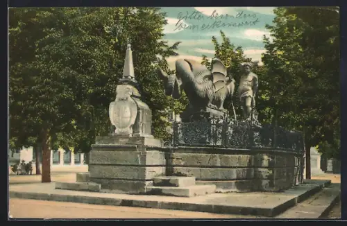 AK Klagenfurt, Lindwurmbrunnen