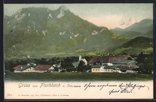 AK Fischbach / Inn, Gesamtansicht des Ortes