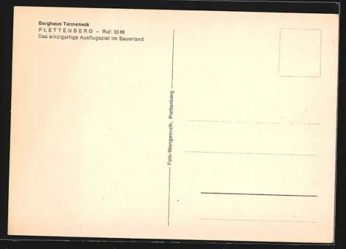 AK Plettenberg, Gasthaus Tanneneck