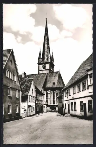 AK Staffelstein / Mainthal, Blick zur Pfarrkirche