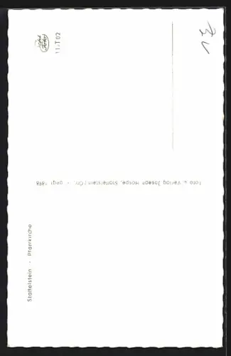 AK Staffelstein / Mainthal, Blick zur Pfarrkirche