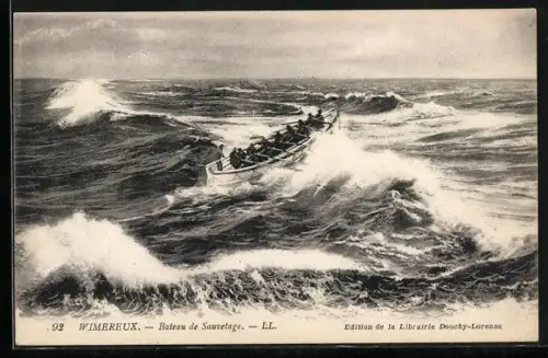 AK Quiberon, Bateau de Sauvetage, Rettungsboot, Seenotrettung