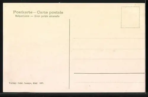 Lithographie Kriegsflotte auf hoher See bei nächtlichem Gewitter, Kriegsschiff