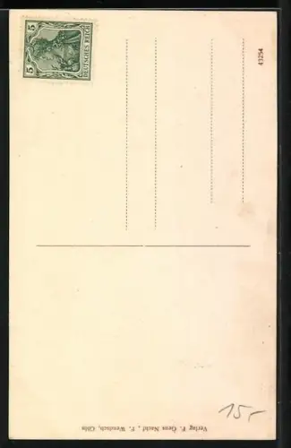 AK Passagierschiff Albertus Magnus, Restaurations-Buffet, Wein-Buffet, Salon