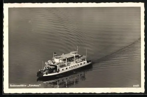AK Bodensee-Fähre Konstanz in Fahrt