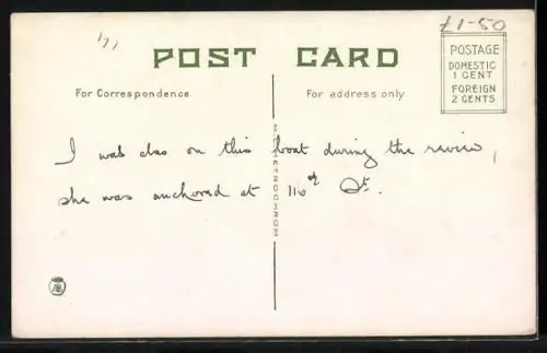 AK Kriegsschiff USS Ohio auf See