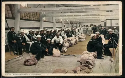 AK Recruits waiting to be transferred