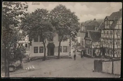 AK Schlitz / Hessen, Partie am Stadtberg