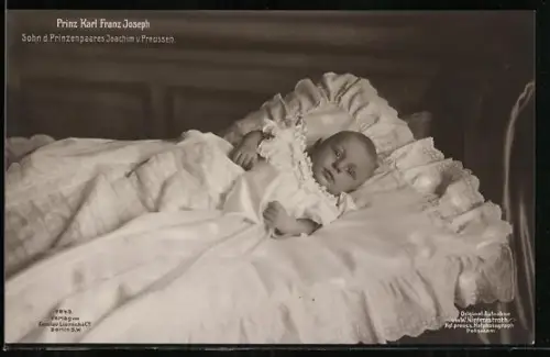 AK Prinz Karl Joseph, Sohn des Prinzenpaares Joachim von Preussen