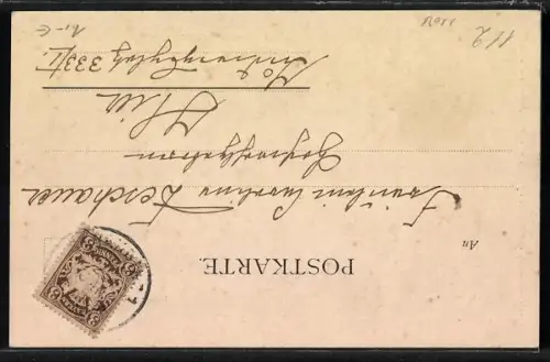 Künstler-AK Hermann Torggler: Knabe trägt Mädchen Huckepack