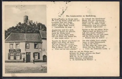 AK Godesberg, Gasthof Godesberg, Die Lindenwirtin