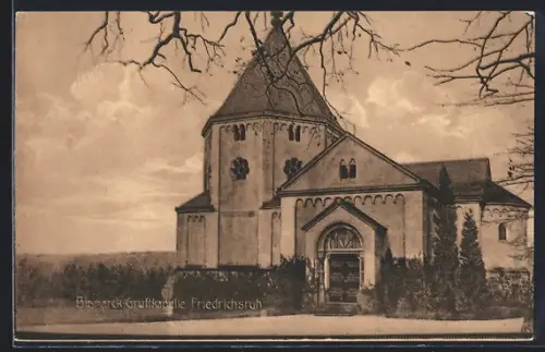 AK Friedrichsruh, Bismarcks-Gruftkapelle