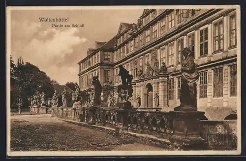 AK Wolfenbüttel, Partie am Schloss