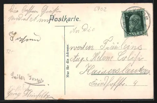 AK Bad Dürkheim, Kloster-Ruine Limburg