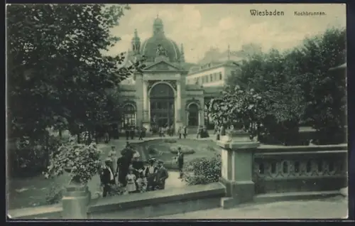 AK Wiesbaden, Kochbrunnen