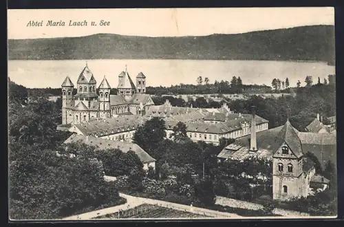 AK Maria Laach, Abtei Maria Laach und See