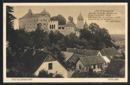AK Bad Elgersburg, Blick zum Schloss