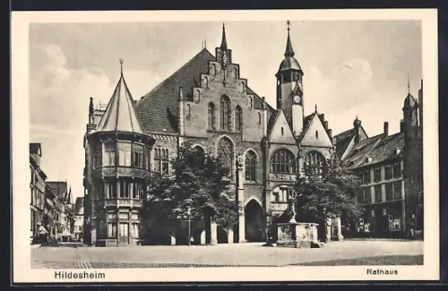 AK Hildesheim, Blick aufs Rathaus