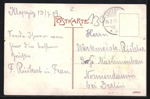 AK Rabenstein / Belzig, Blick zur Burg