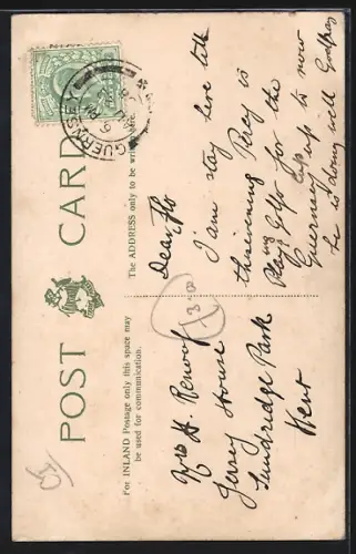 AK St. Peter-Port /Guernsey, Church, Interior View