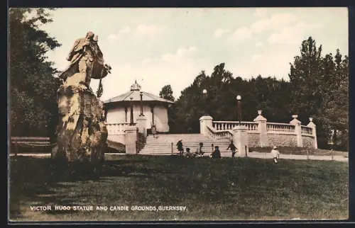 AK Guernsey, Victor Hugo Statue and Candie Grounds