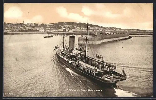 AK St. Peter`s Port /Guernsey, General View