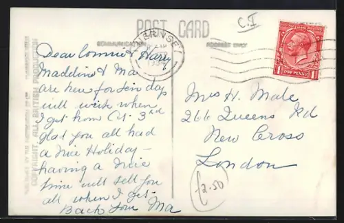 AK St. Peter-Port /Guernsey, Totalansicht aus der Vogelschau