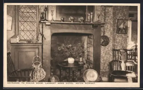 AK Aston Rowant, Lambert Arms Hotel, Entrance to Dining Room