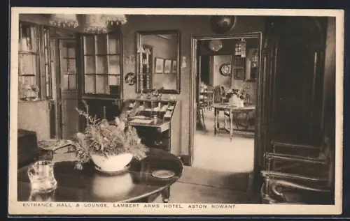 AK Aston Rowant, Lambert Arms Hotel, Entrance Hall & Lounge