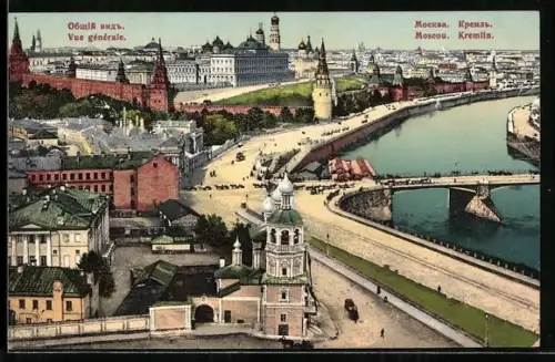 AK Moscou, Vue du Kremlin