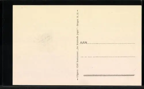 AK Bergen, Cafe Restaurant De Rustende Jager