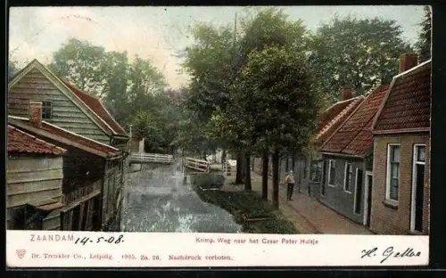 AK Zaandam, Krimp, Weg naar het Czaar Peter Huisje