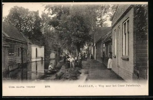 AK Zaandam, Weg naar het Czaar Peterhuisje