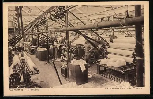 AK Carderie, La Fabrication des Tissus