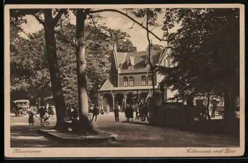 AK Hannover, Eilenriede mit Zoo