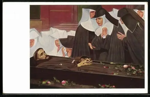 AK Tod des hl. Franziskus