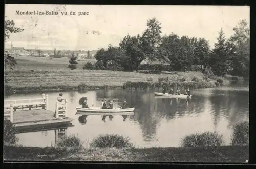 AK Mondorf-les-Bains, vu du parc