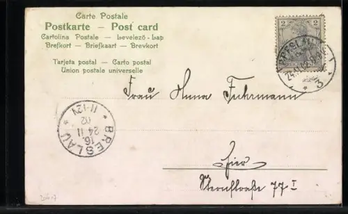 Künstler-AK Robert Kämmerer: Waldpartie