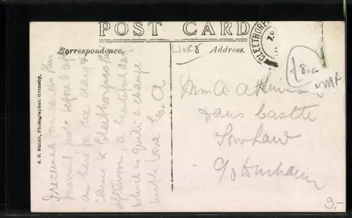 AK Grimsby, Visit of King and Queen 22 July 1912