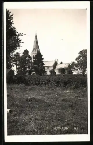 AK Lenton, Ortspartie mit Kirche