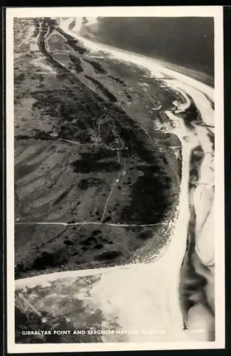 AK Skegness, Gibraltar Point and Nature Reserves, Fliegeraufnahme