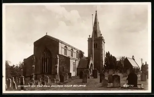 AK Witham-on-the-Hill, Church near Bourne