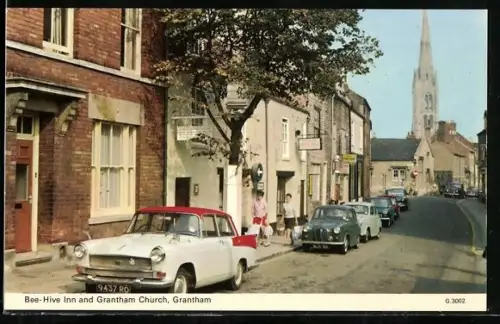 AK Grantham, Bee-Hive Inn and Grantham Church