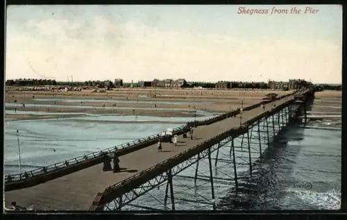 AK Skegness, Panorama from the Pier