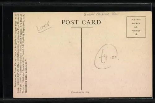 Künstler-AK Immingham, Deep Water Dock