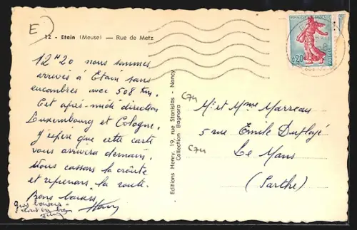 AK Etain /Meuse, Rue de Metz
