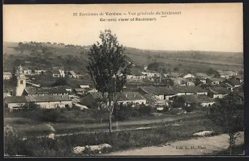 AK Récicourt, Vue generale