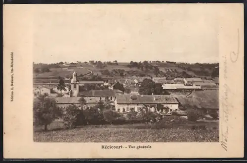 AK Récicourt, Vue generale