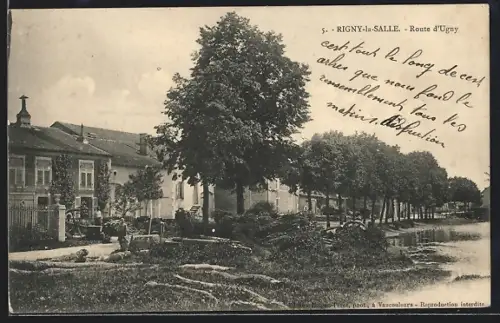 AK Rigny-la-Salle, Route d`Ugny